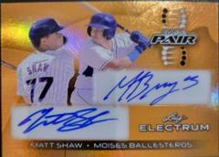 Matt Shaw / Moises Ballesteros [Bronze] #BP-16 Baseball Cards 2024 Leaf Electrum Pair Prices