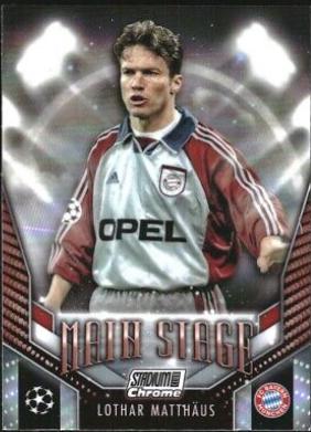Lothar Matthaus #MS-LM Soccer Cards 2023 Topps Stadium Club Chrome UEFA Main Stage