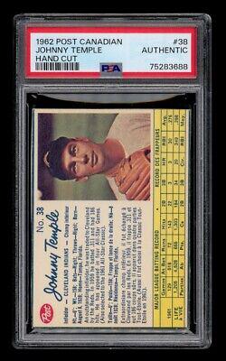 Johnny Temple #38 1962 Post Canadian Baseball