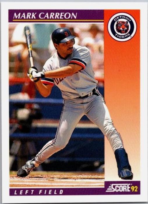 Mark Carreon #37T 1992 Score Rookie & Traded Baseball