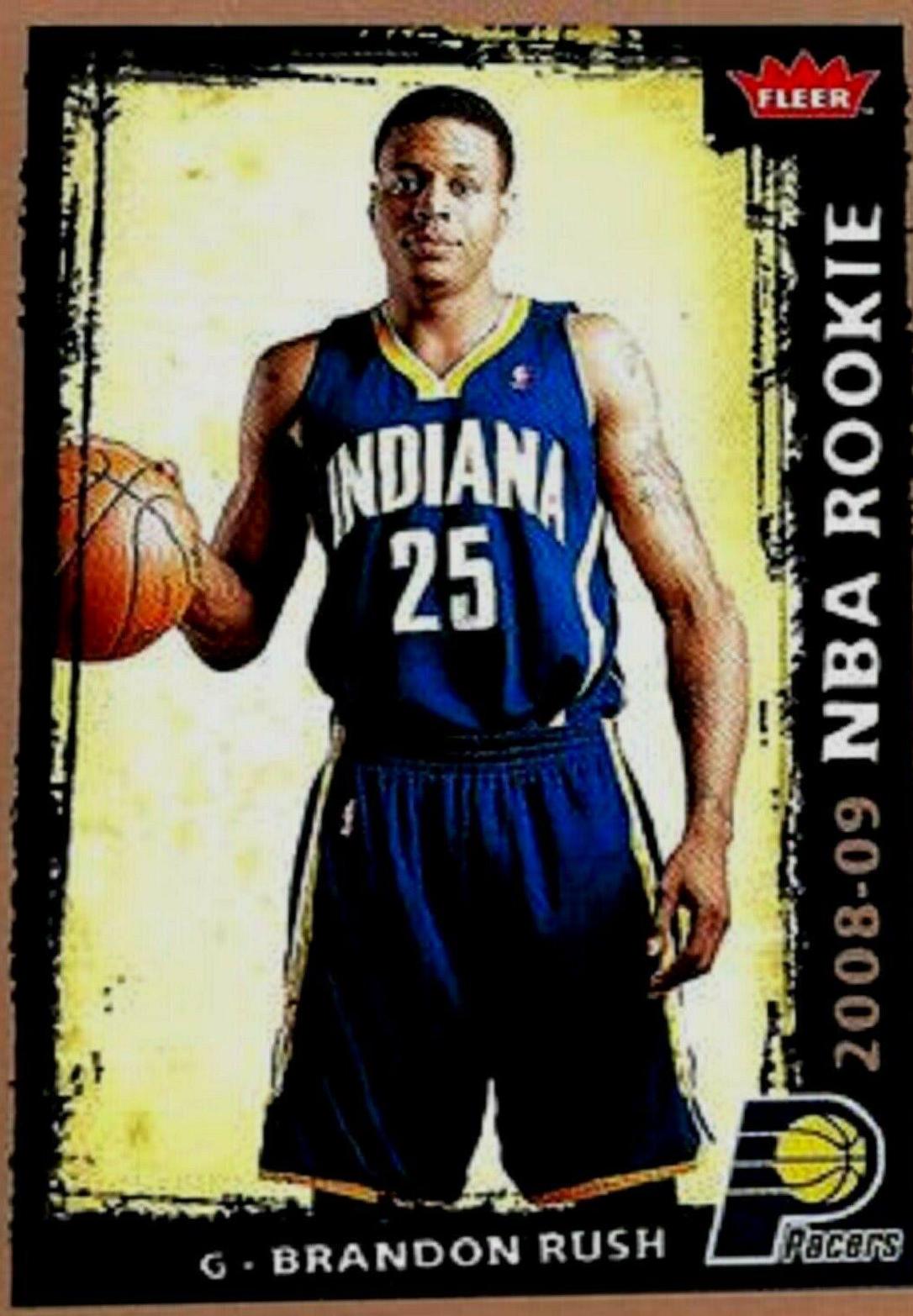 Brandon Rush #213 Basketball Cards 2008 Fleer