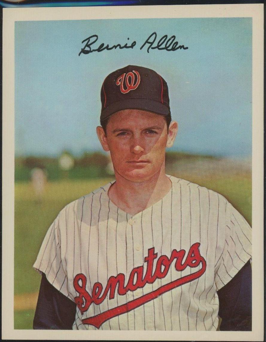 Bernie Allen Baseball Cards 1967 Dexter Press Premiums