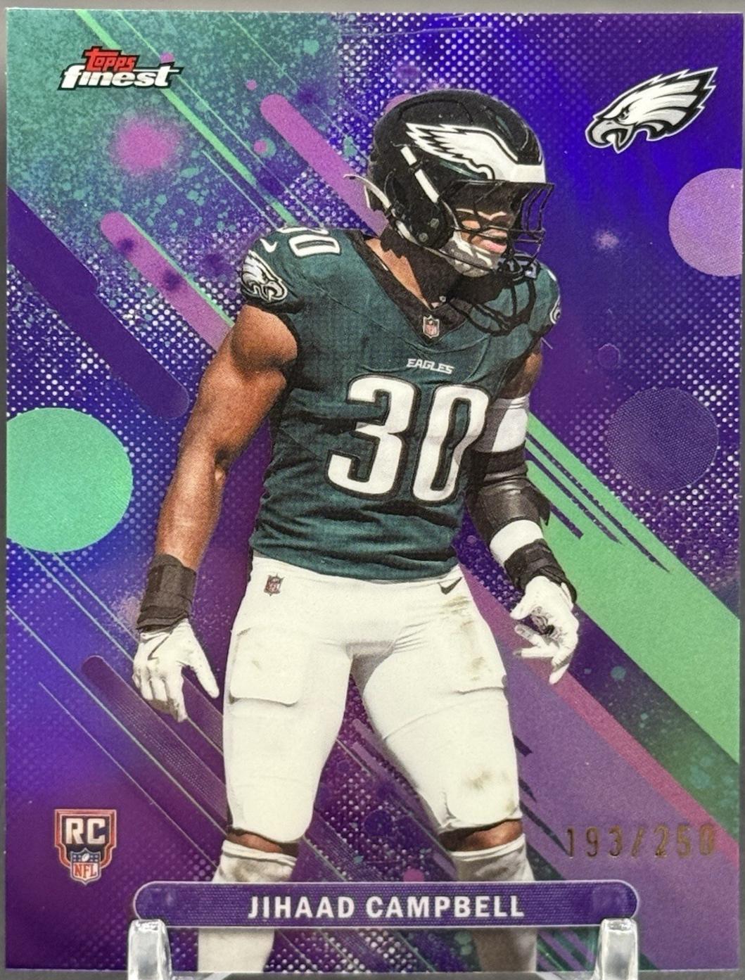 Jihaad Campbell [Purple Refractor] #42