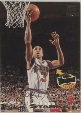John Starks #350 Basketball Cards 1993 Stadium Club