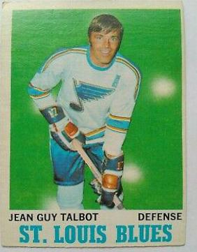 Jean-Guy Talbot #100 1970-71 O-Pee-Chee Hockey