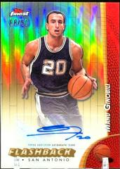 Manu Ginobili [Gold Refractor] #FBA-MG Prices | 2024 Topps Finest 