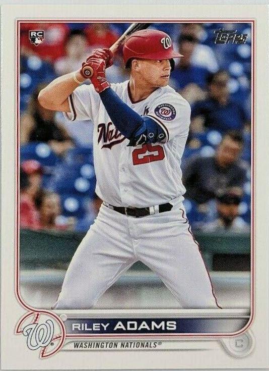 Riley Adams #158 Baseball Cards 2022 Topps