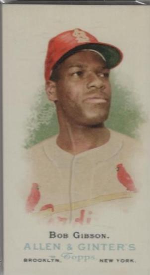 Bob Gibson [Mini Allen & Ginter Back] #283