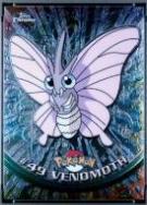 Venomoth #49 from Pokemon 2000 Topps Chrome set