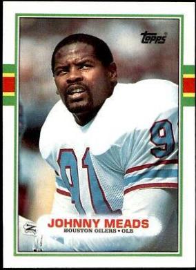 Johnny Meads #94 Football Cards 1989 Topps