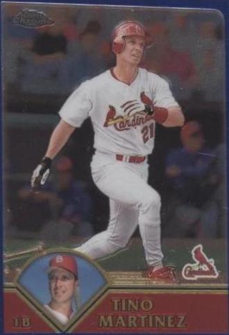 Tino Martinez #122 2003 Topps Chrome Baseball