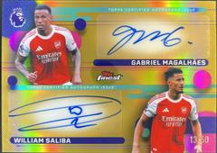 william saliba limited edition card Gabriel Magalhes / - 2025-26 Arsenal FC Topps NOW - 5 William Saliba EA FC 26