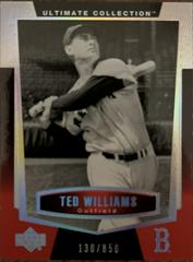 Ted Williams #48 Baseball Cards 2003 Upper Deck Ultimate Collection Prices