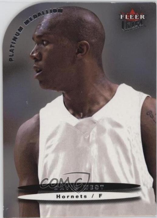 David West #187 2003 Ultra Platinum Medallion Basketball