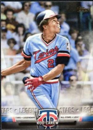 Rod Carew #S-12 Baseball Cards 2018 Topps Update Salute
