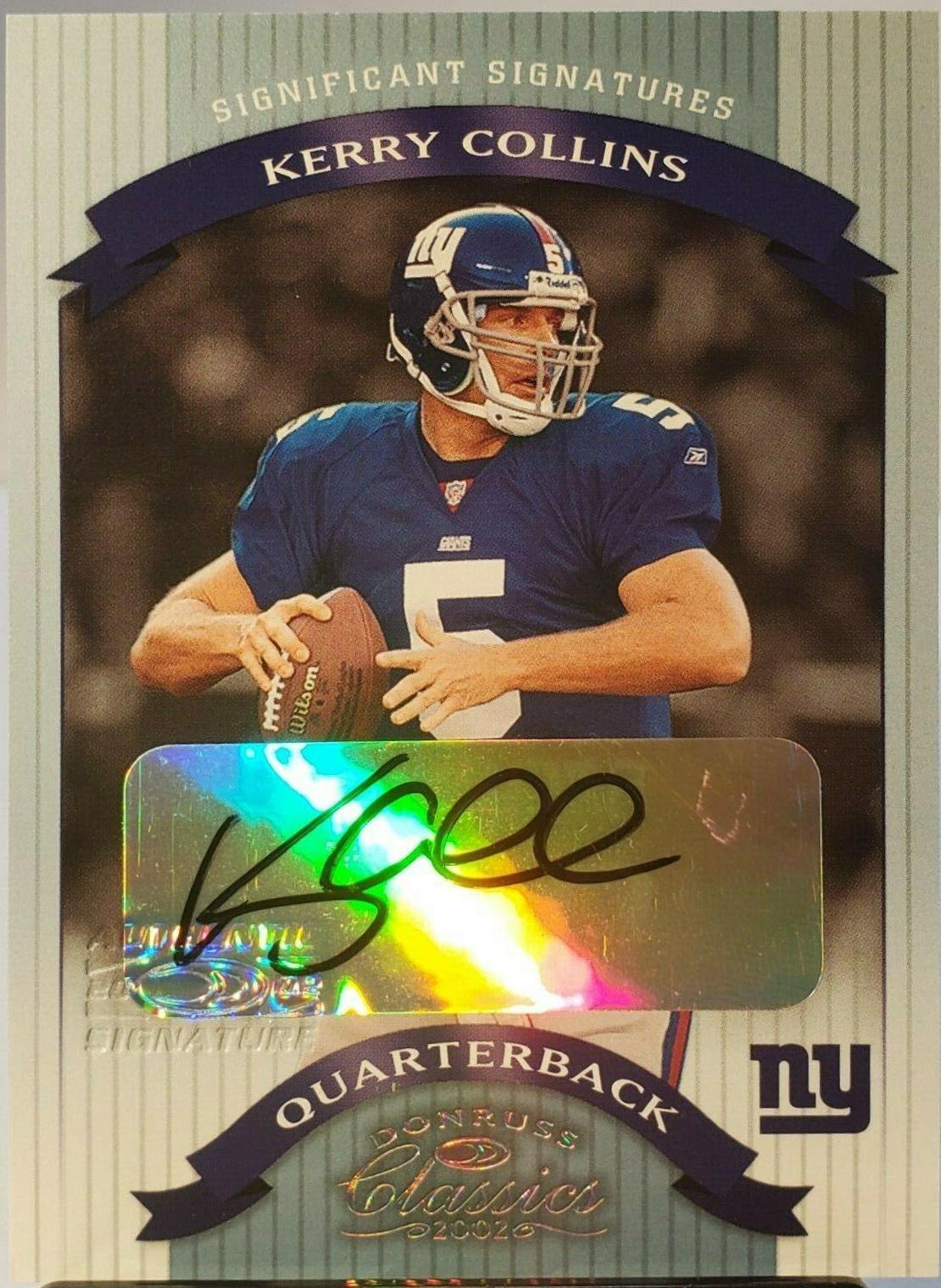 Kerry Collins #26 2002 Panini Donruss Classics Football