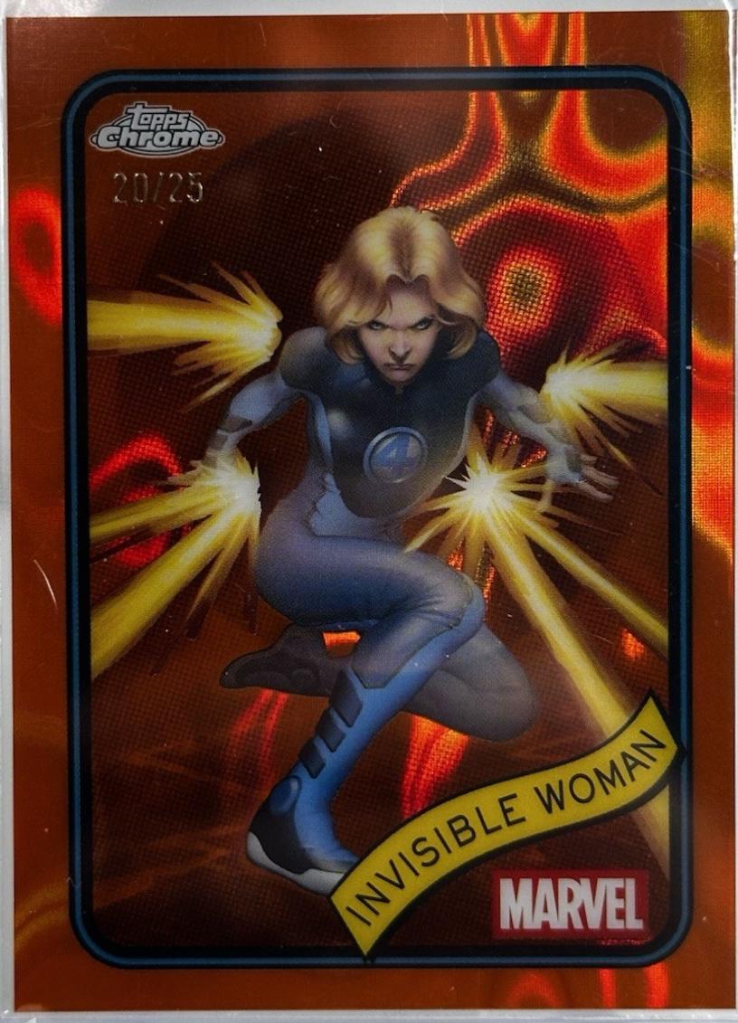 Invisible Woman Orange Lava Refractor