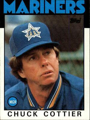 Chuck Cottier #141 1986 Topps Baseball