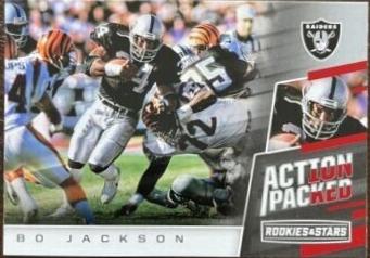 Bo Jackson #3 Football Cards 2017 Panini Rookies & Stars Action Packed