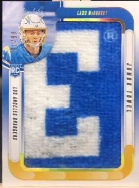Ladd McConkey #JJN-LMY Football Cards 2024 Panini Absolute Jumbo