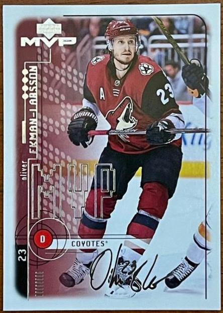 Oliver Ekman-Larsson #76 Hockey Cards 2018 Upper Deck MVP