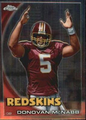 Donovan McNabb #C10 Football Cards 2010 Topps Chrome