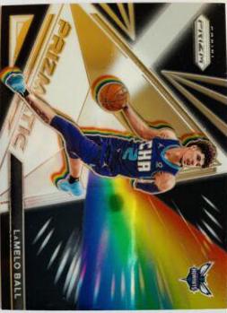 LaMelo Ball #1 Basketball Cards 2021 Panini Prizm Prizmatic