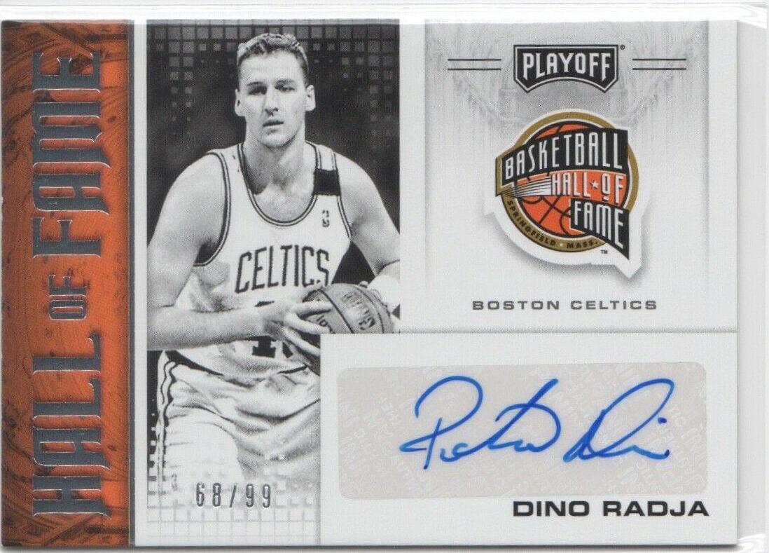 Dino Radja #HOF-DRA Basketball Cards 2020 Panini Chronicles Hall of Fame Autographs