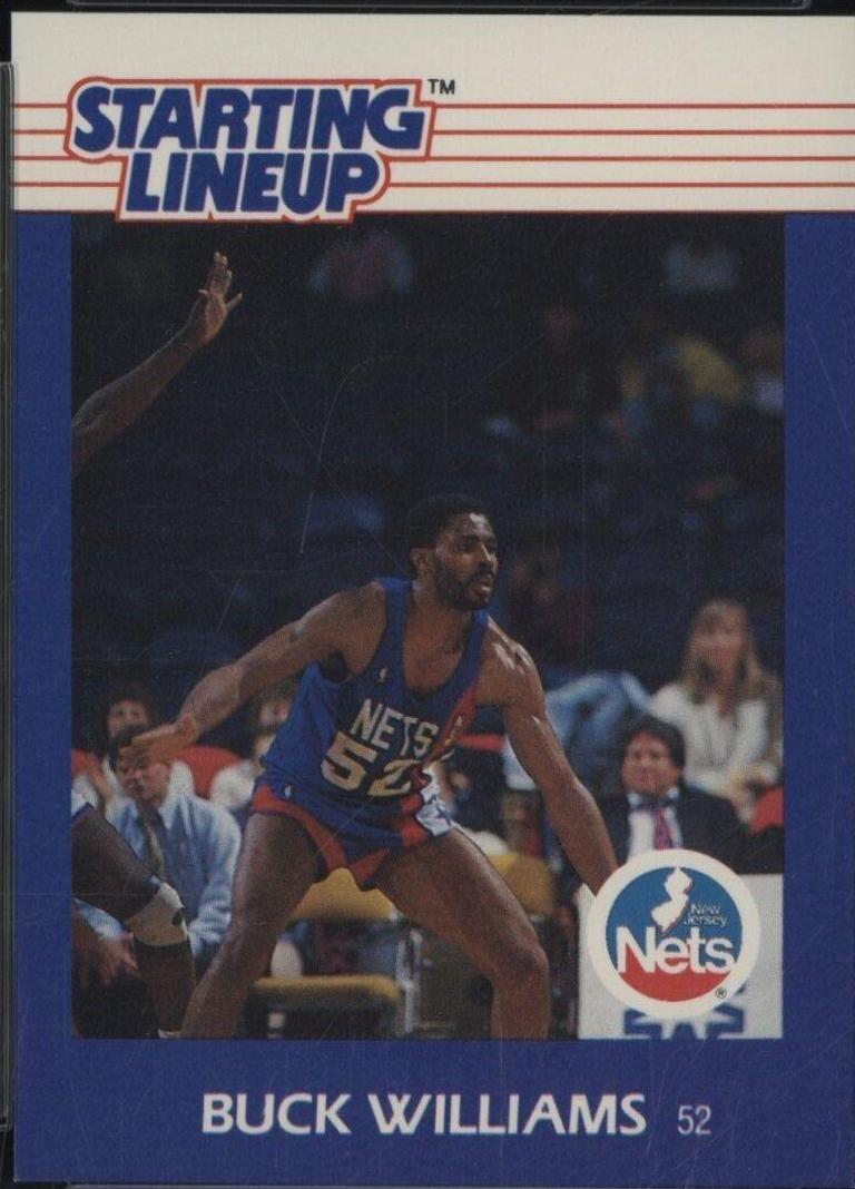 Buck Williams Basketball Cards 1988 Kenner Starting LineUp