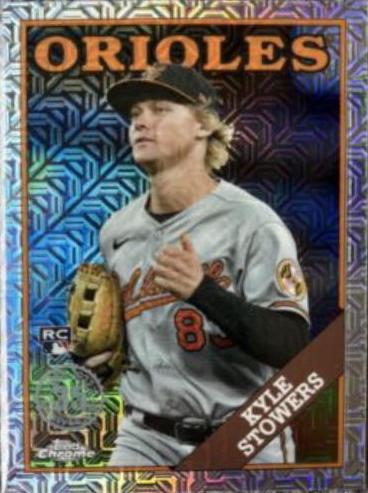 Kyle Stowers #T88C-37 Baseball Cards 2023 Topps Silver Pack 1988 Chrome