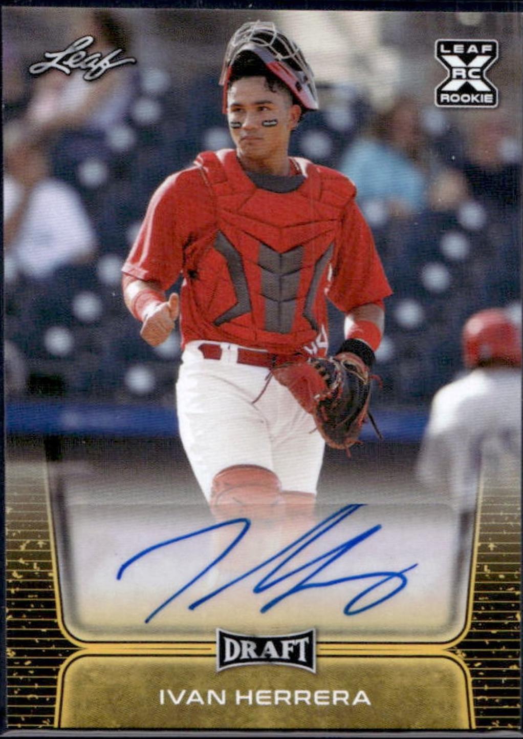 Ivan Herrera #BA-IH1 2020 Leaf Draft Autographs Baseball
