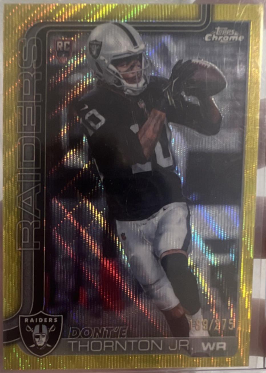 Dont'e Thornton Jr. [Gold Refractor] #385