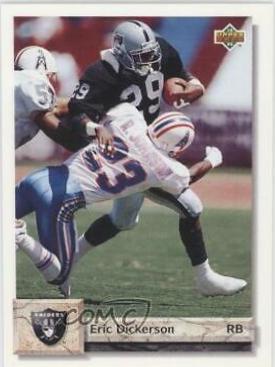 Eric Dickerson #580 Football Cards 1992 Upper Deck