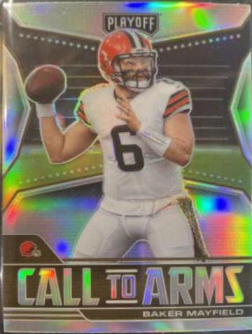 Baker Mayfield #CA-BMA Football Cards 2021 Panini Playoff Call to Arms