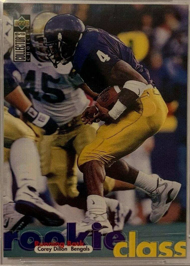 Corey Dillon #34 Football Cards 1997 Collector's Choice