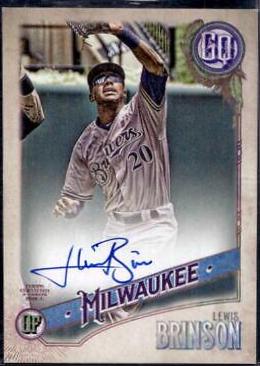 Lewis Brinson [Gum Back] #GQA-LB