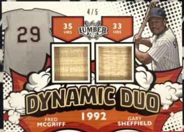 Fred McGriff / Gary Sheffield [Pewter] #DD-5