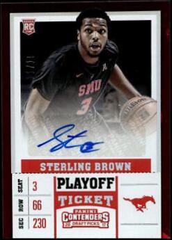Sterling Brown [Vertical Autograph Playoff Ticket] #142