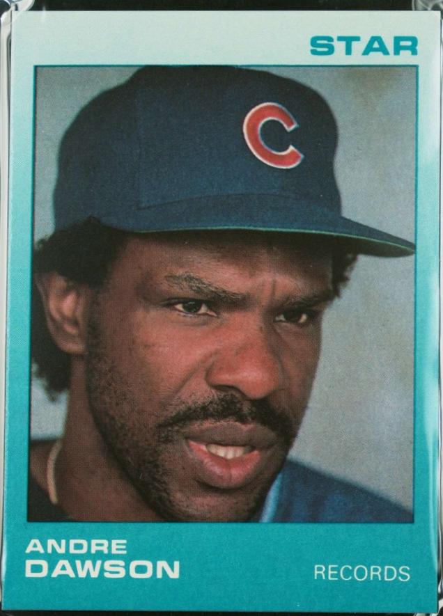 Andre Dawson #68 1988 Star Platinum Edition Baseball