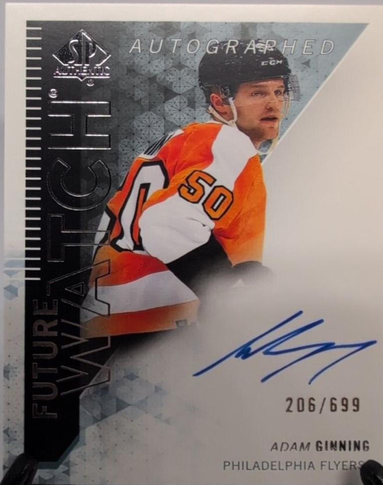 Adam Ginning #RFWA-AG Hockey Cards 2023 SP Authentic 2013 Retro Future Watch Auto
