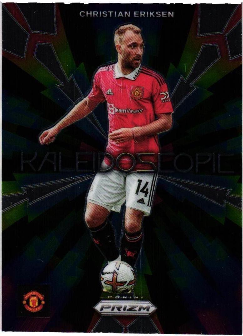 Christian Eriksen #22 Soccer Cards 2022 Panini Prizm Premier League Kaleidoscopic