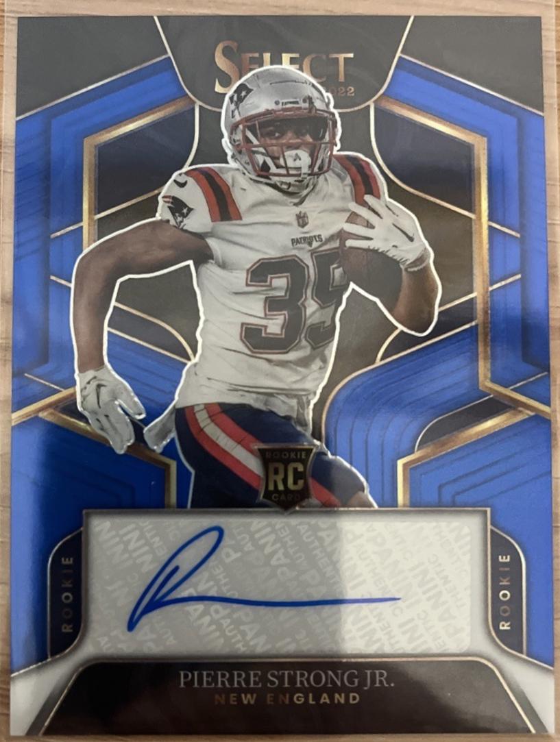 Pierre Strong Jr. [Blue Prizm] #RS-PS