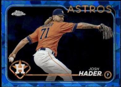 Josh Hader #433 2024 Topps Chrome Sapphire Baseball