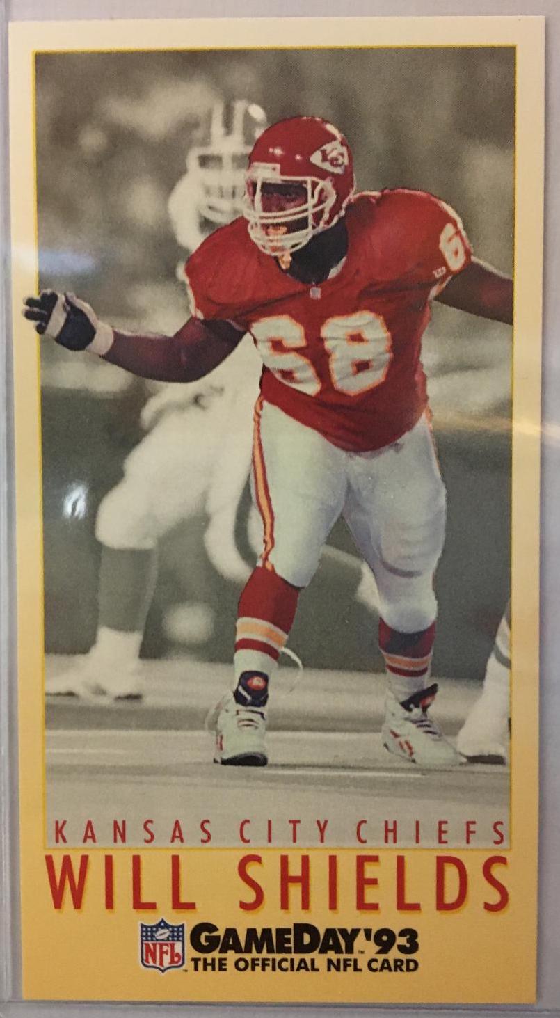 Will Shields #77 1993 Fleer Gameday Football