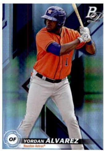 Yordan Alvarez #TOP-100 Baseball Cards 2019 Bowman Platinum Top Prospects