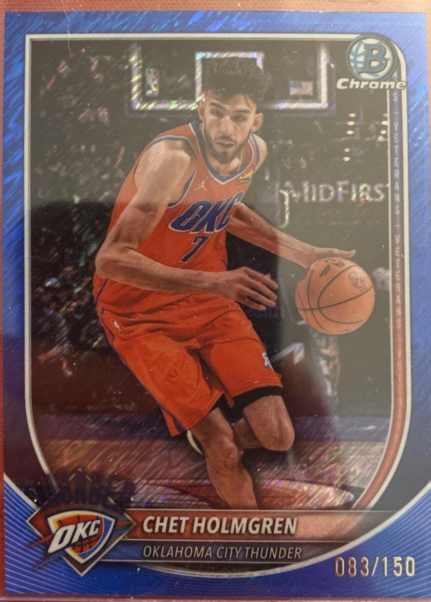 Chet Holmgren [Blue Refractor] #BCV-108