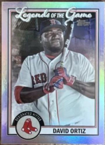 David Ortiz #LG-18 Baseball Cards 2023 Topps Legends of the Game