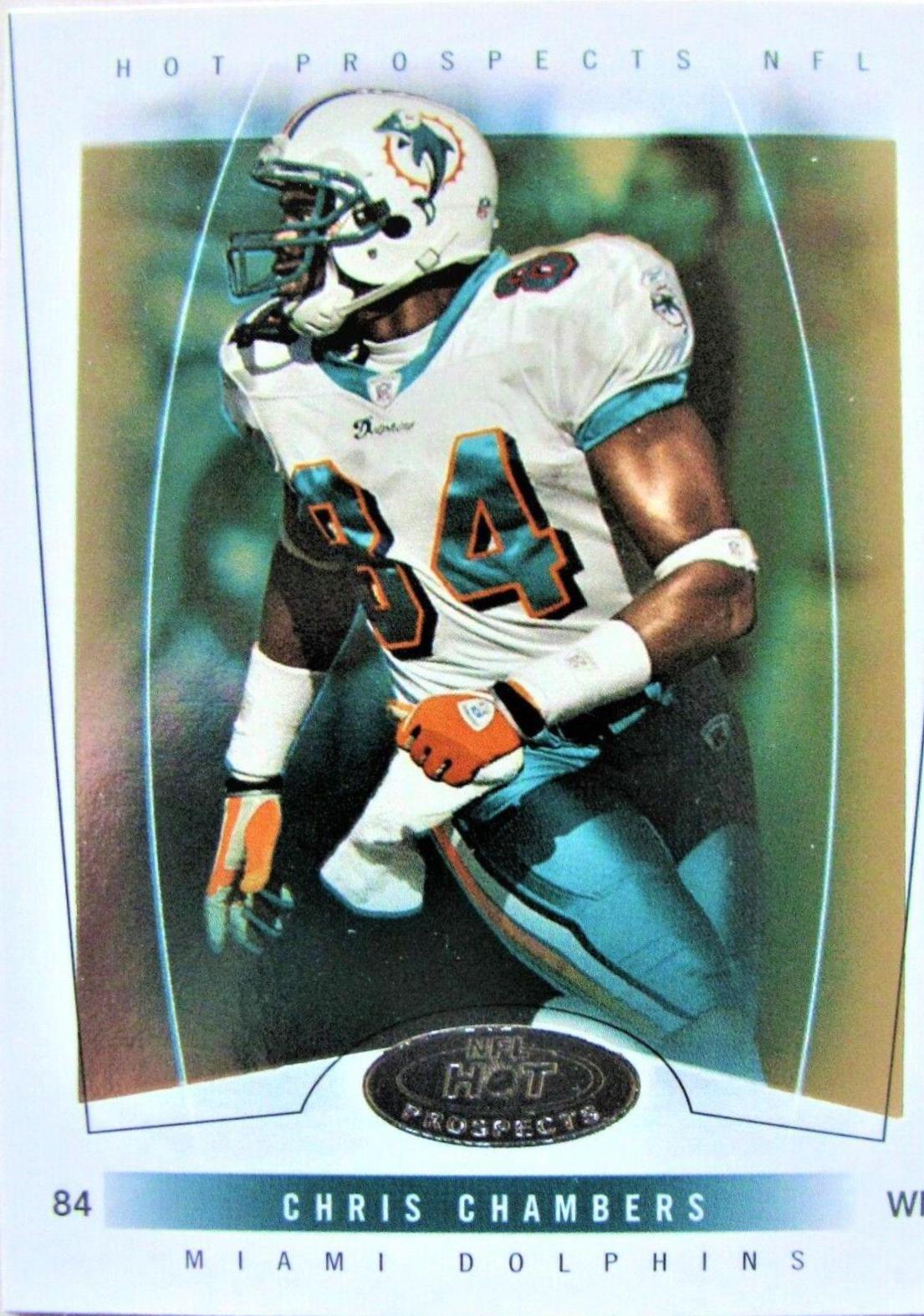 Chris Chambers #7 Football Cards 2004 Fleer Hot Prospects