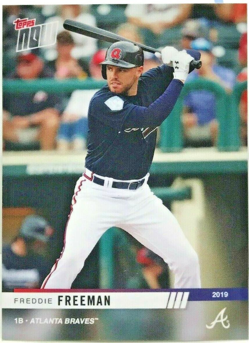 Freddie Freeman #OD-226 2019 Topps Now Road To Opening Day Baseball