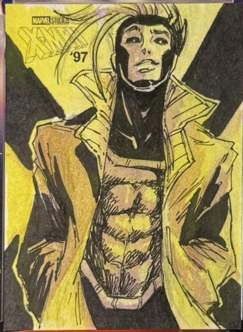 Matthew Sutton Marvel 2025 Topps Finest X-Men '97 Sketch Card